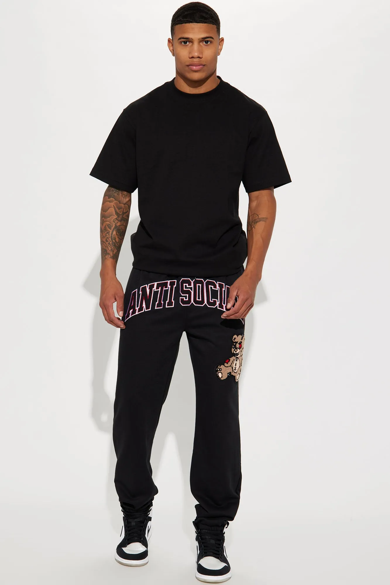 Anti Social Jogger - Black