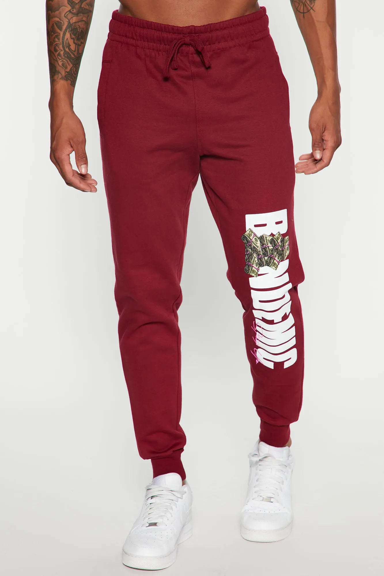 Bandemic Jogger - Burgundy