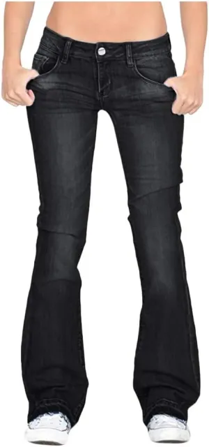 Bell Bottom Jeans for Women High Waisted Flare Jeans with Classic Wide Leg Denim Pants