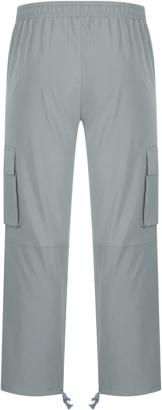 Cargo Pants for Men Casual Straight Leg Pants with Pockets Hiking Joggers Sweatpants Athletic Stretch Tactical Pants