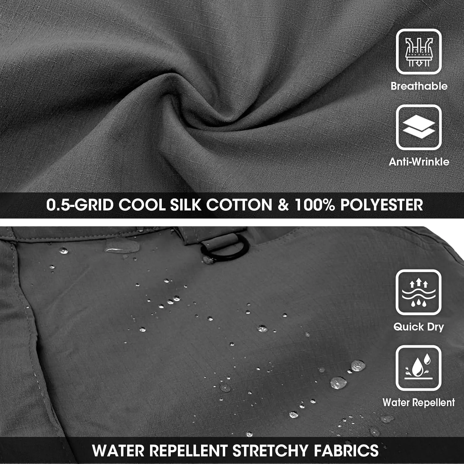 Cargo Pants Women with 9 Pockets - High Waist Water-Resistant Tactical Pants for Hiking, Sports, and Casual Wear