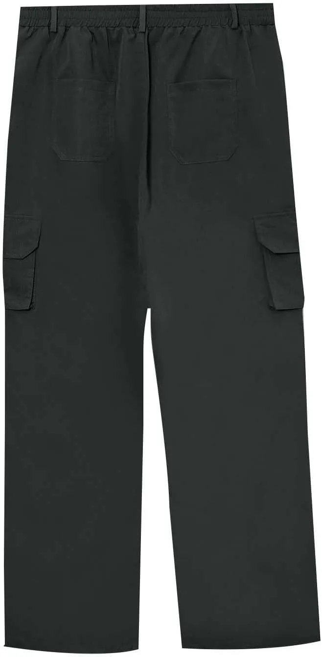 Chinos Pants Men Slim Fit Cargo Pants Stretch Relaxed Fit Jogger Sweatpants Straight Fit Hiking Work Pants w/Pockets