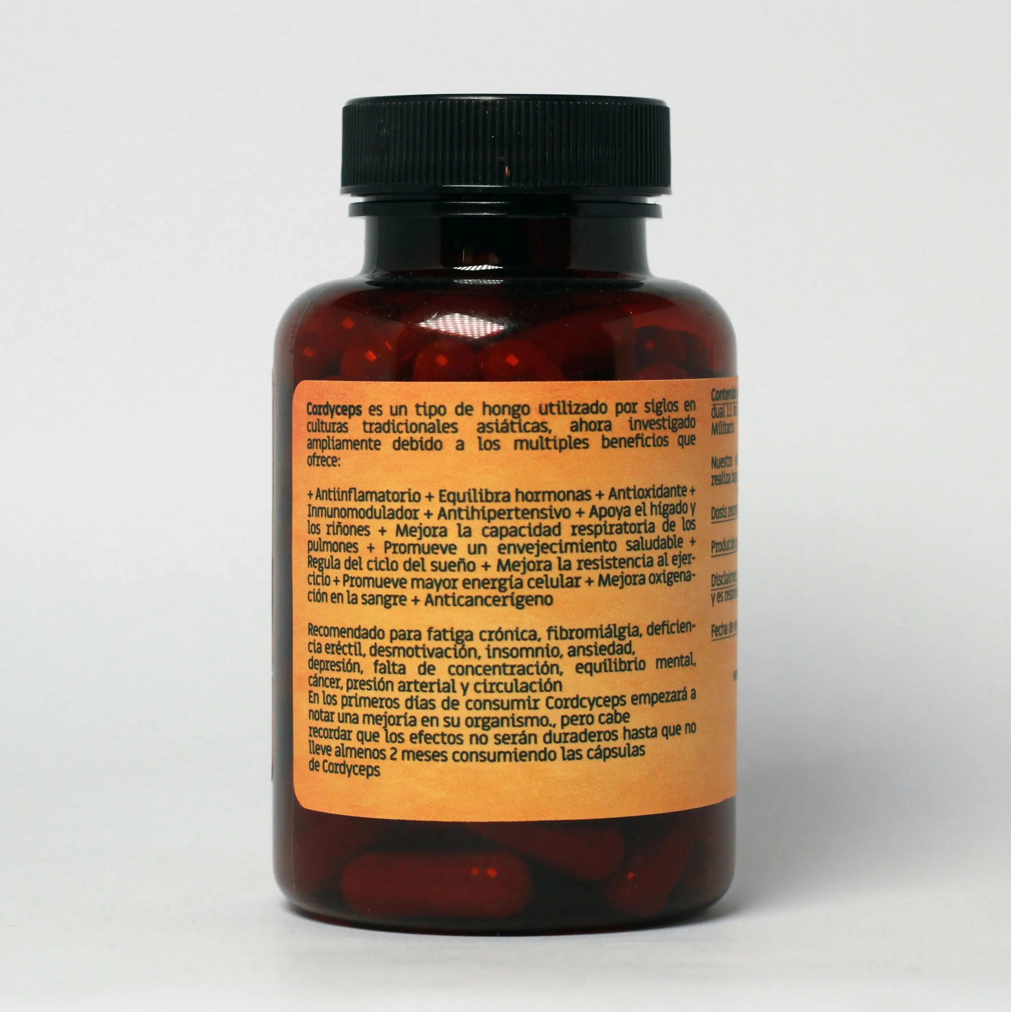 Cordyceps (Extracto 1.1) 600mg - 100 cápsulas