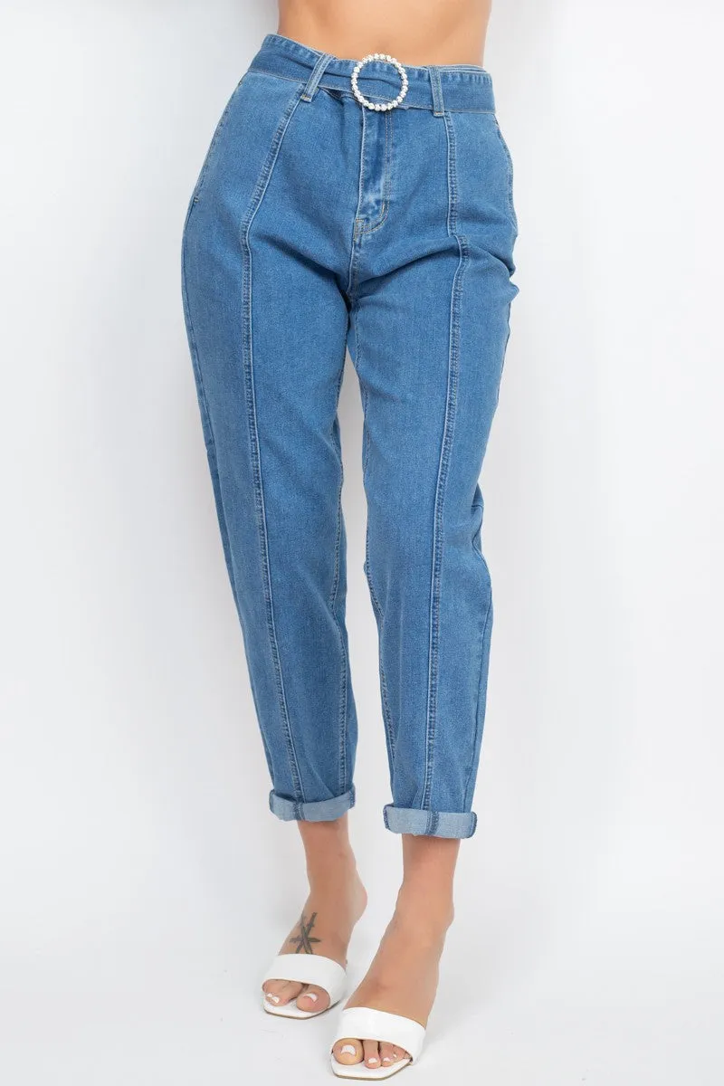 DENIM MOM JEANS