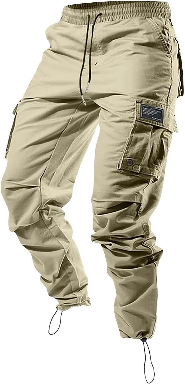 Mens Flexcamo Tactical Waterproof Pant for Men Relaxed Fit Work Camo Hiking Construction Pants Multi Pockets
