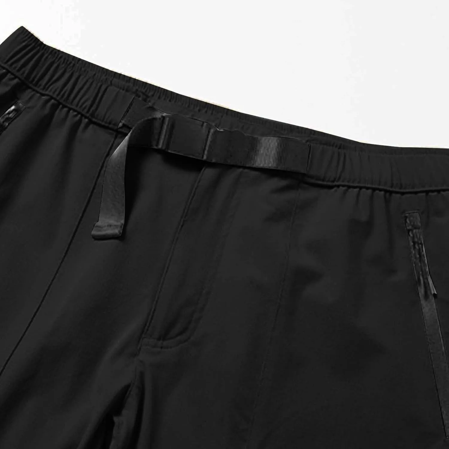 Mens Quick Dry Athletic Running Shorts Gym Workout Athletic Elastic Waist Hybrid Stretch Short Pants with Pockets