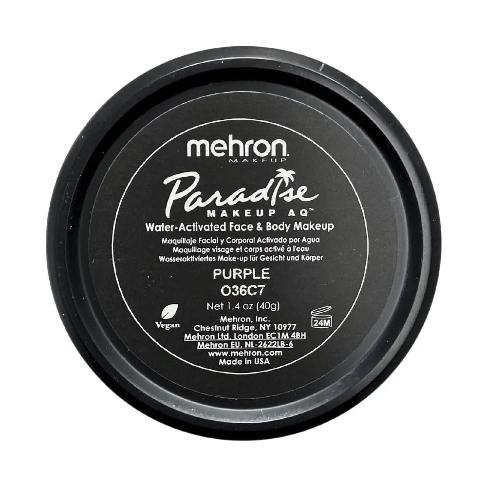 Paradise Face Paint By Mehron - Purple 40gr