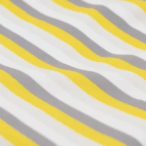 Petit Spring Fling - lignes jaune et gris