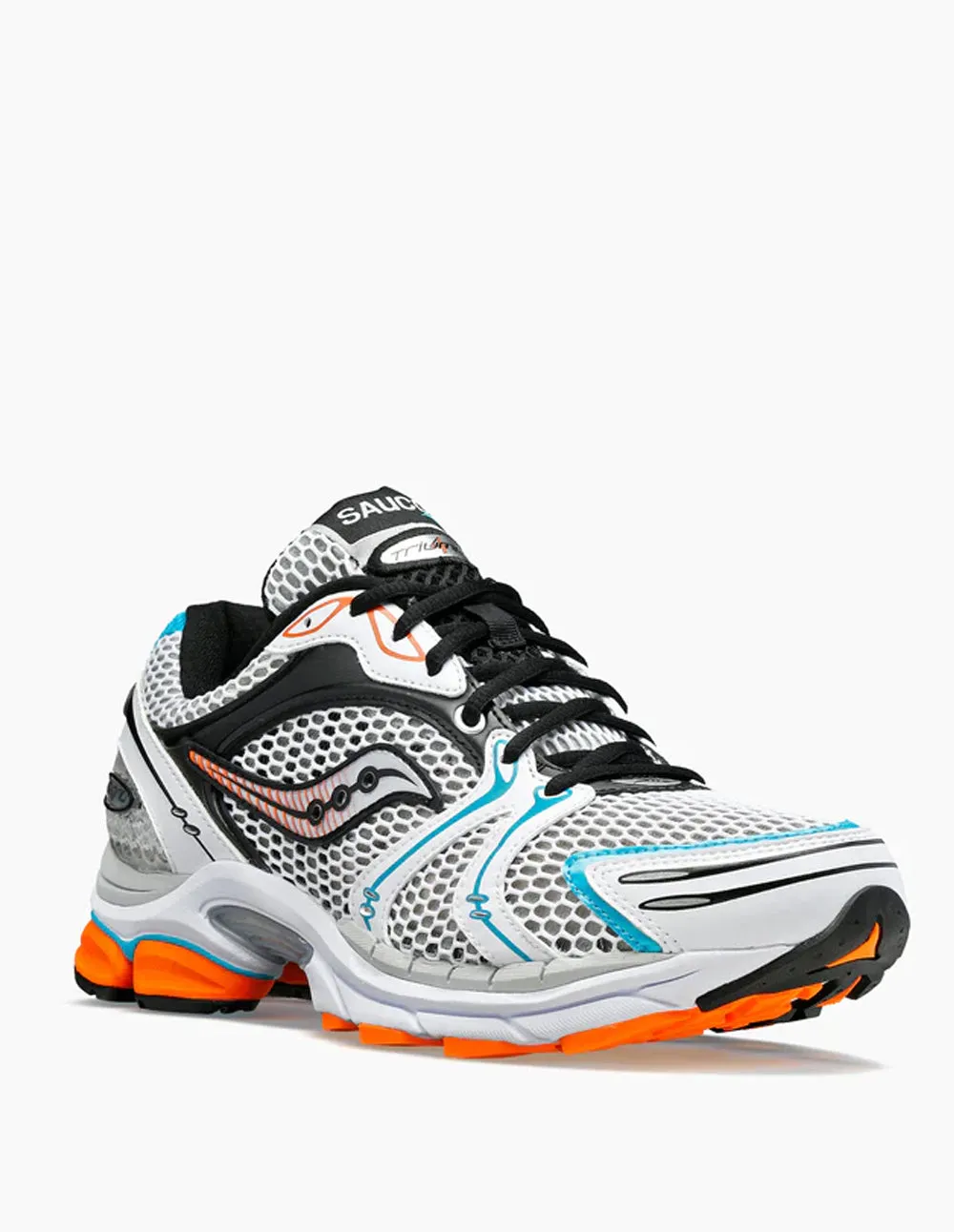 Saucony Progrid Triumph 4 Blancas y Grises Hombre