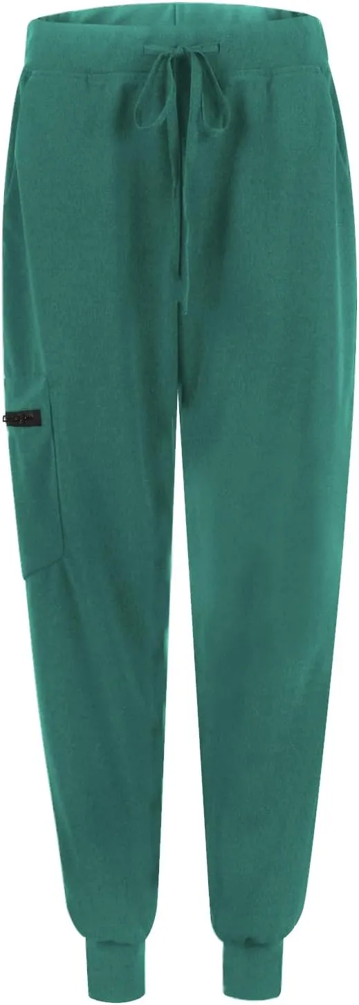 Scrubs for Women Workwear Revolution, Drawstring Cargo Pants Soft Stretch Moisture Wicking Healthcare Scrub Joggers