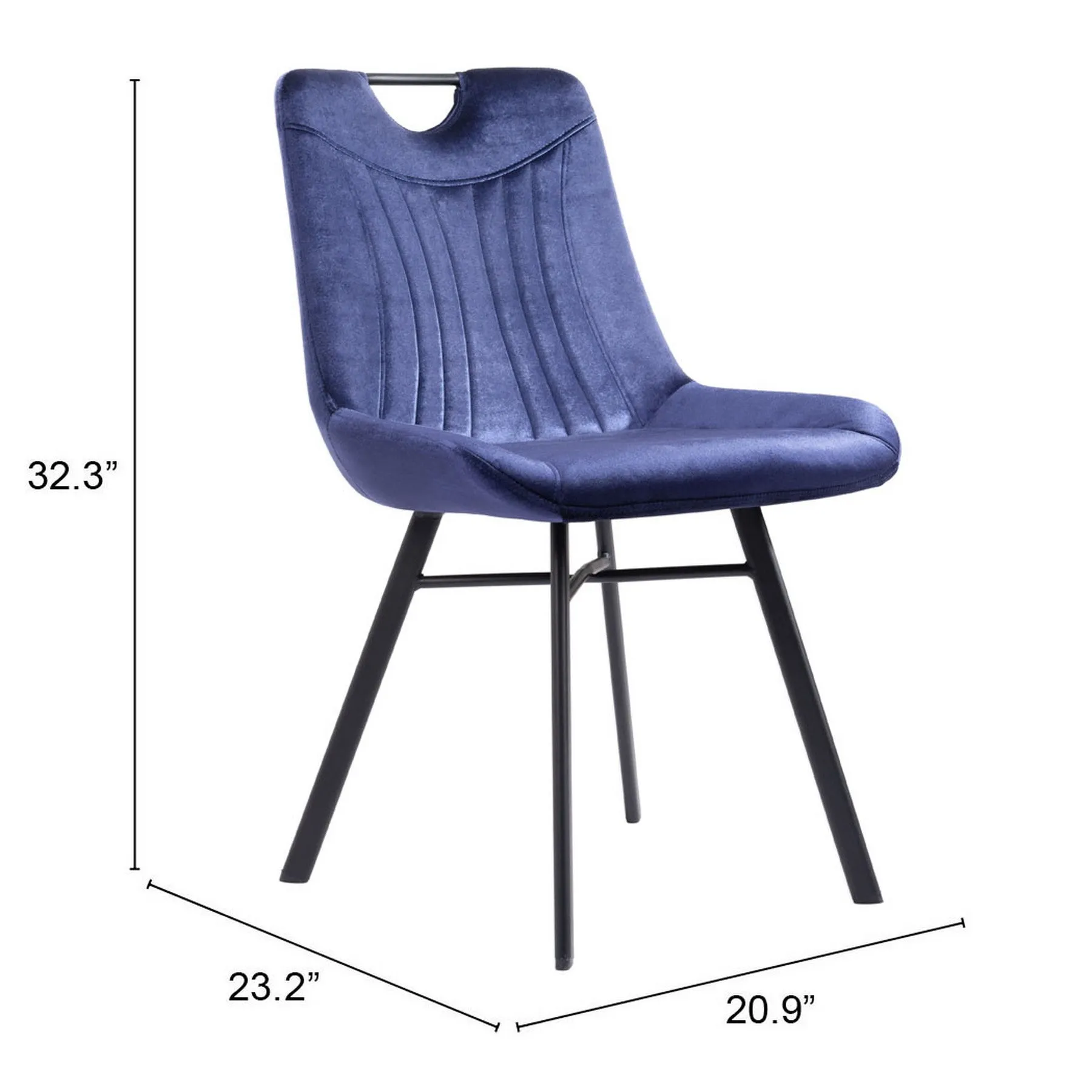 Silla de Comedor Tyler - Azul