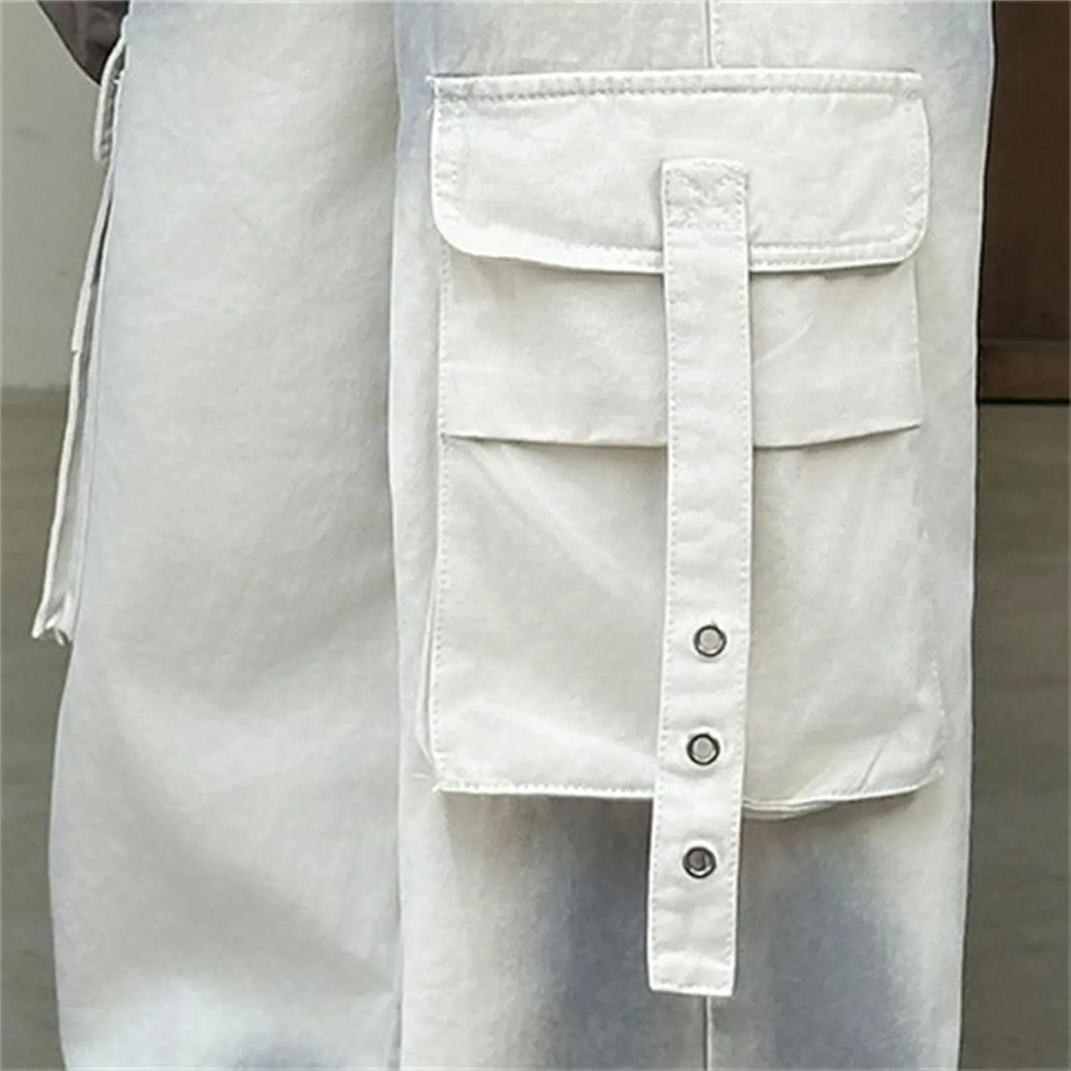 Teen Girls Palazzo Cargo Pants Kids Relaxed Wide Leg Straight Elastic Waist Casual Trousers Comfy Pants with Pockets
