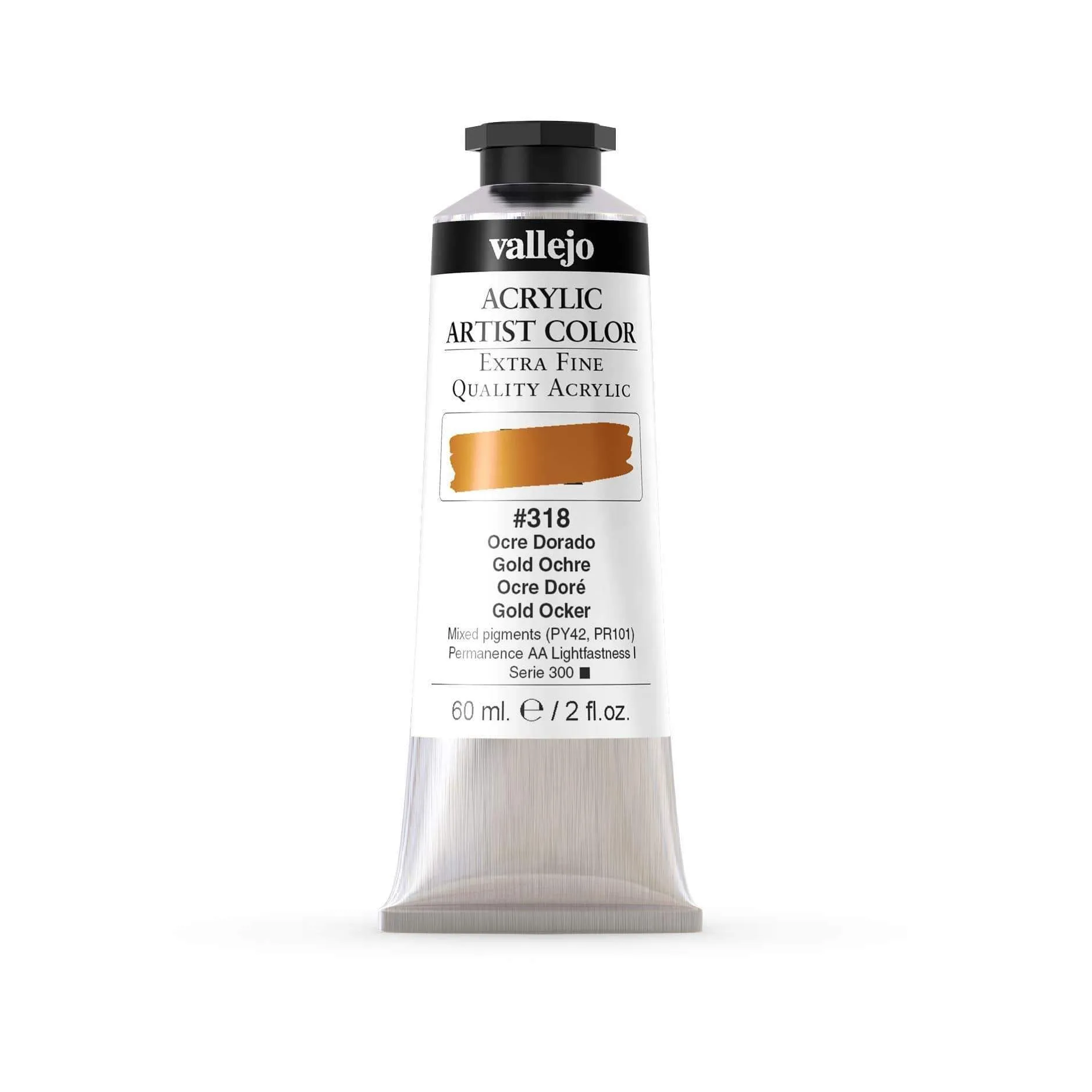 Vallejo pintura acrilica 60ml 318 ocre dorado