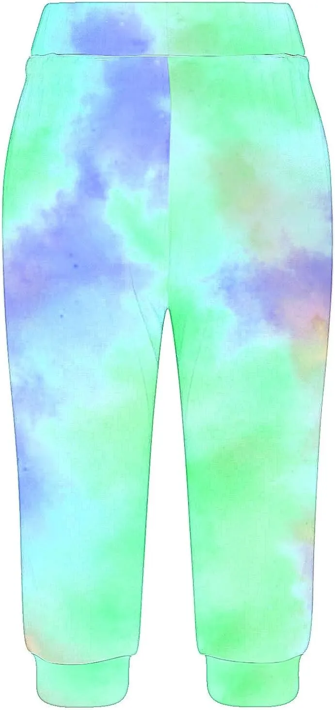 Women Irregular Striped Capris Pant Summer High Elastic Gaucho Sweatpants Side Pocket Yoga Trouser Lightweight Pants