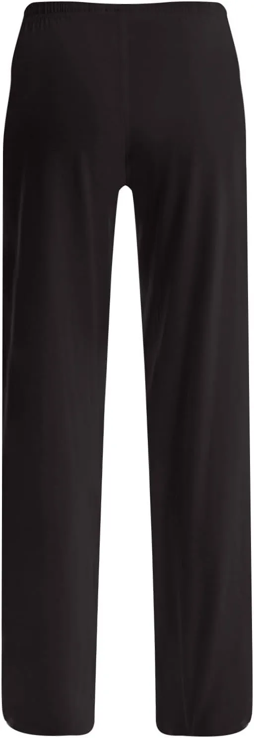 Women's Stretchy Straight Leg Dress Work Pants Business Office Casual Slacks with Pockets, S-3XL